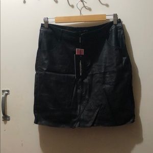 Leather skirt